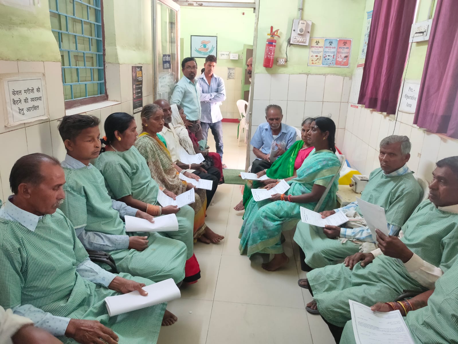  धमतरी जिला अस्पताल में हुआ 223 मोतियाबिंद के मरीजों का सफल ऑपरेशन