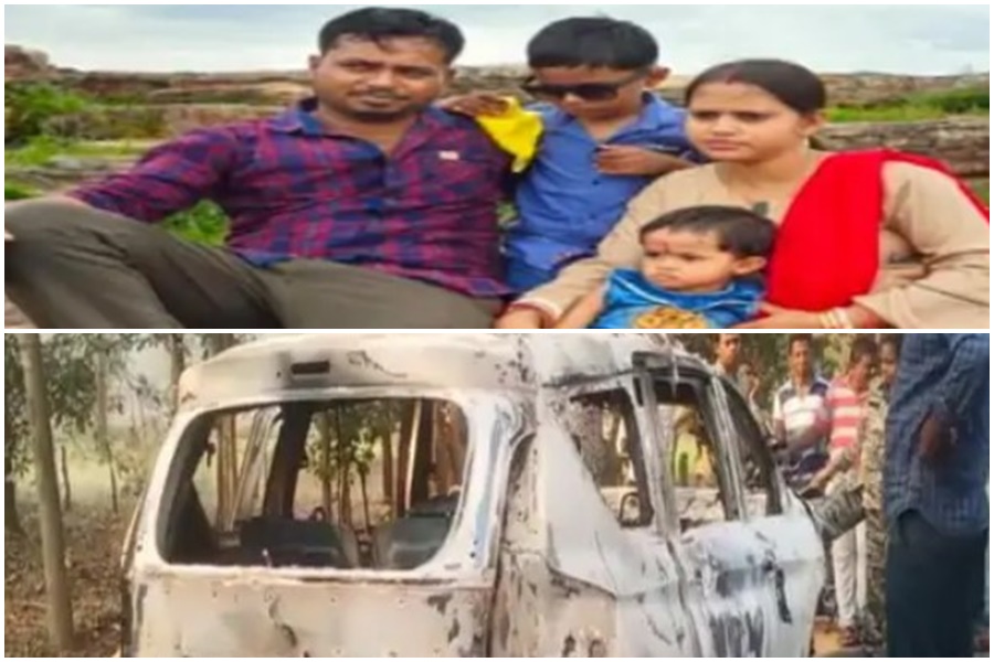 BIG NEWS : पत्नी और दोनों बच्चों के साथ लौट रहा था कारोबारी... परिवार का कोई सुराग नहीं... कार हो चुकी है जलकर खाख