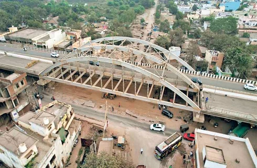  कुम्हारी फ्लाई ओवर का काम अंतिम चरण में... नये वर्ष में शुरू हो जाएगा आवागमन