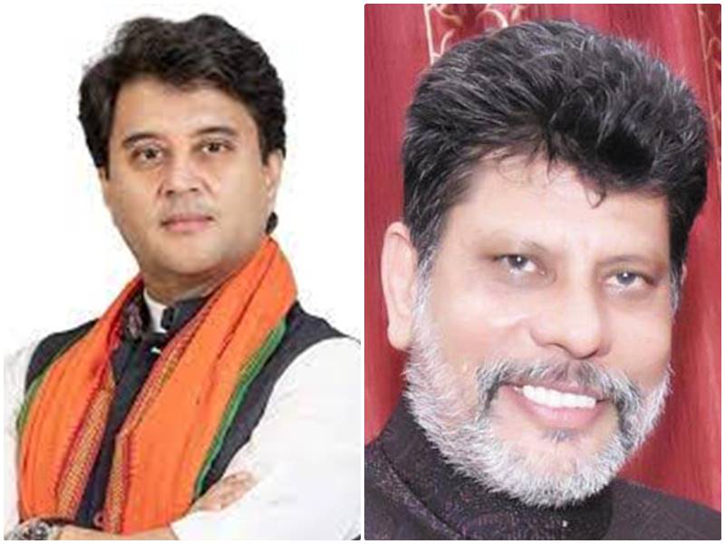 रायपुर से अयोध्या हवाई सेवा शुरु कराने सिंधिया से मिले किरण सिंहदेव 