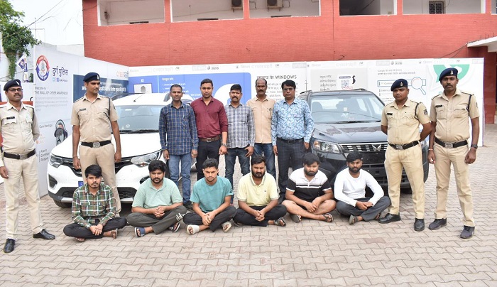 शेयर ट्रेडिंग के नाम पर 1.29 करोड़ की ठगी.. 6 साइबर ठगों को दुर्ग पुलिस ने मध्य प्रदेश से किया गिरफ्तार