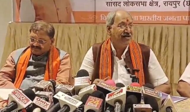 सांसद बृजमोहन अग्रवाल शामिल हुए मोदी 3.0 बजट संवाद कार्यक्रम में