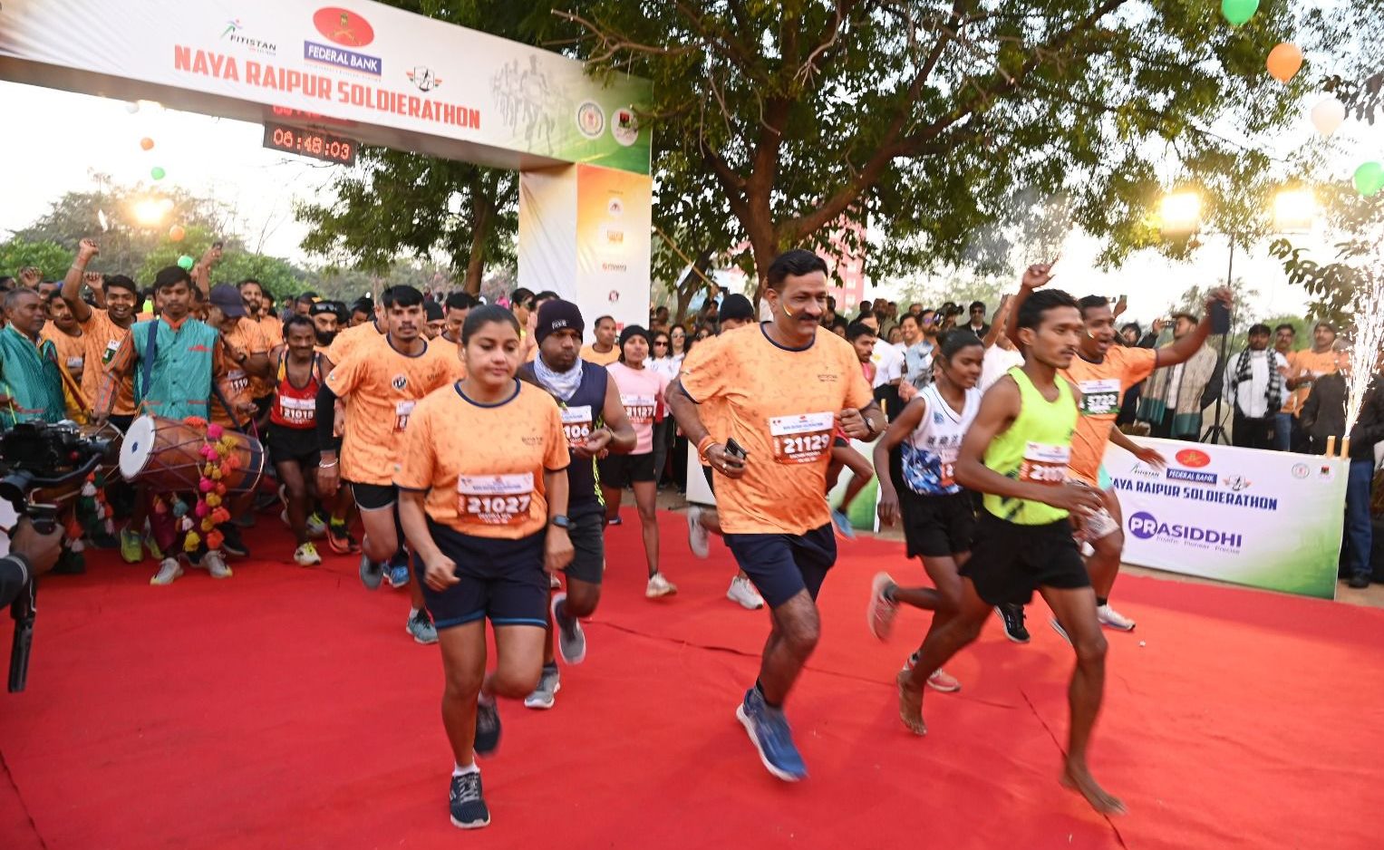  भारतीय सेना द्वारा आयोजित सोल्जरएथॉन में तीन हजार से अधिक प्रतिभागी शामिल