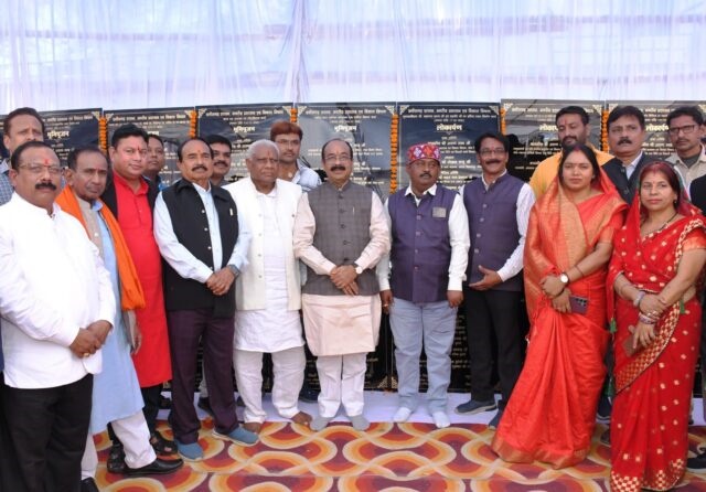 उप मुख्यमंत्री अरुण साव ने 36 करोड़ रुपए से अधिक के कार्यों का किया लोकार्पण और भूमिपूजन
