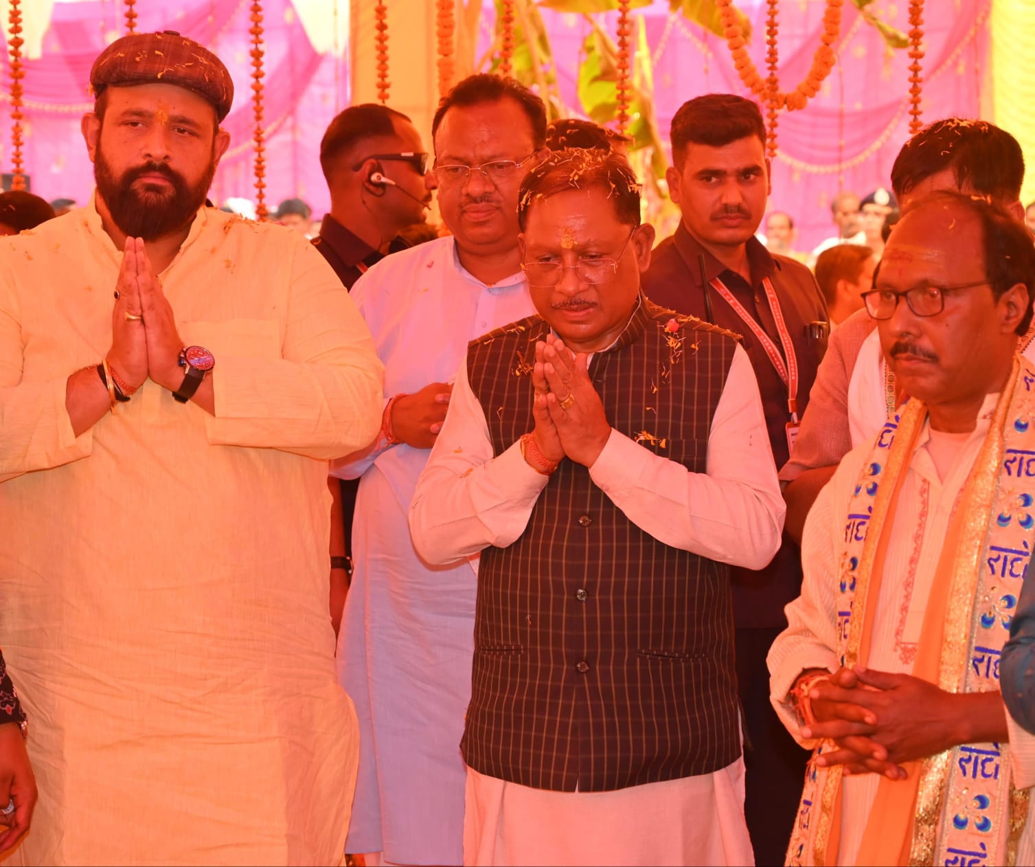  मुख्यमंत्री श्री विष्णुदेव साय श्री हरि अखंड संकीर्तन नाम यज्ञ में हुए शामिल