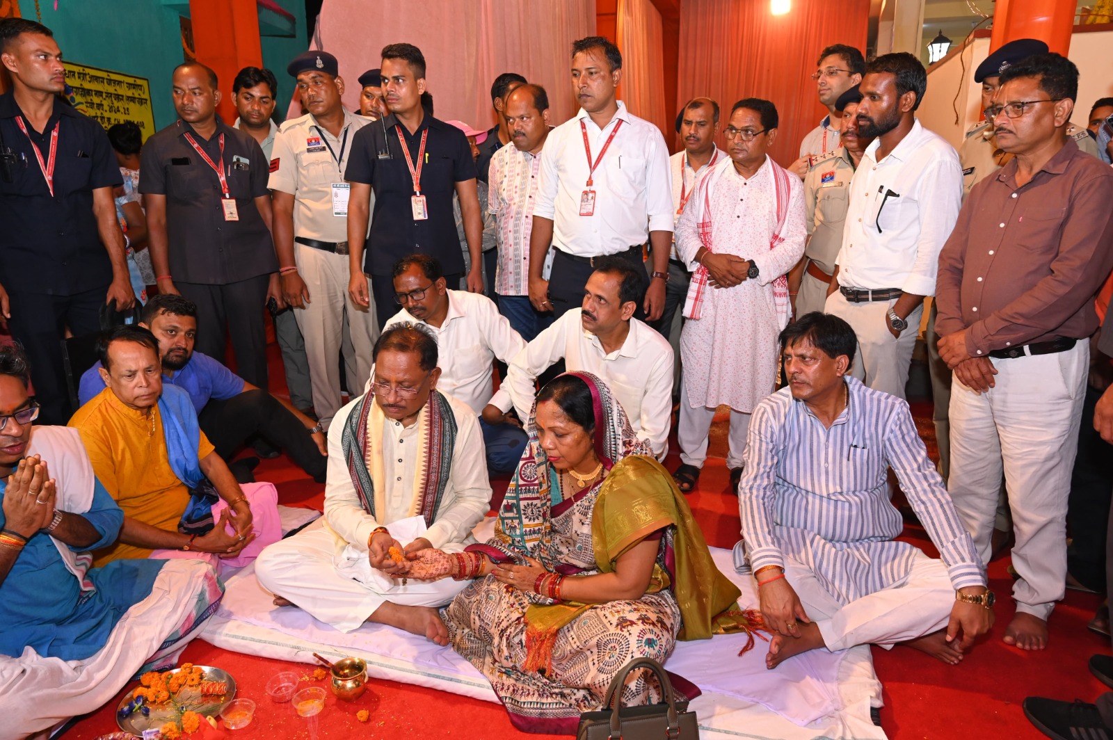 मुख्यमंत्री ग्राम दोकड़ा में भगवान जगन्नाथ मंदिर के प्राण प्रतिष्ठा कार्यक्रम में शामिल हुए