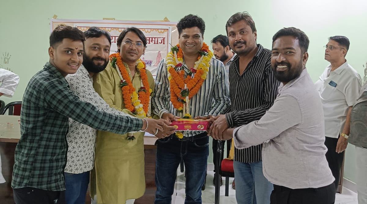 मराठा युवा समाज के सर्वसम्मति व निर्विरोध अध्यक्ष बने नीरज इंगले