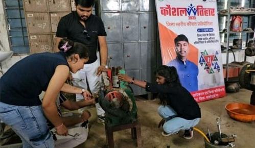 आठ साल बाद हुई कौशल प्रतियोगिताएं.... युवाओं ने दिखाई अपनी प्रतिभा