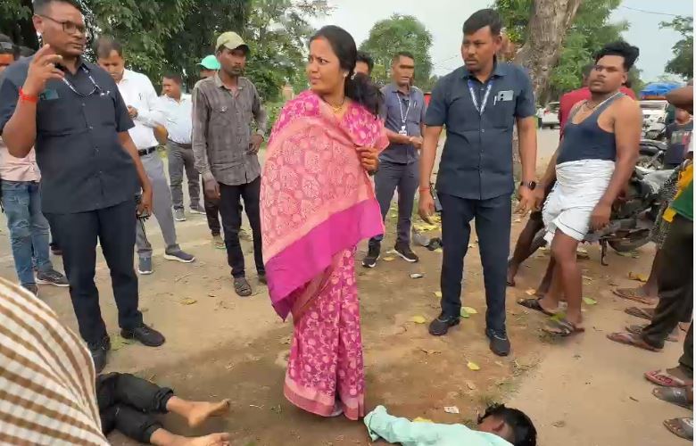 जब सड़क पर तड़प रहे घायल को देख मंत्री ने रुकवाया काफिला: लक्ष्मी राजवाड़े ने दिखाई इंसानियत की मिसाल