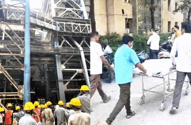 एनटीपीसी सीपत प्लांट में बड़ा हादसा: मेंटेनेंस के दौरान गिरा प्लेटफार्म, 5 मजदूर घायल, एक की मौत