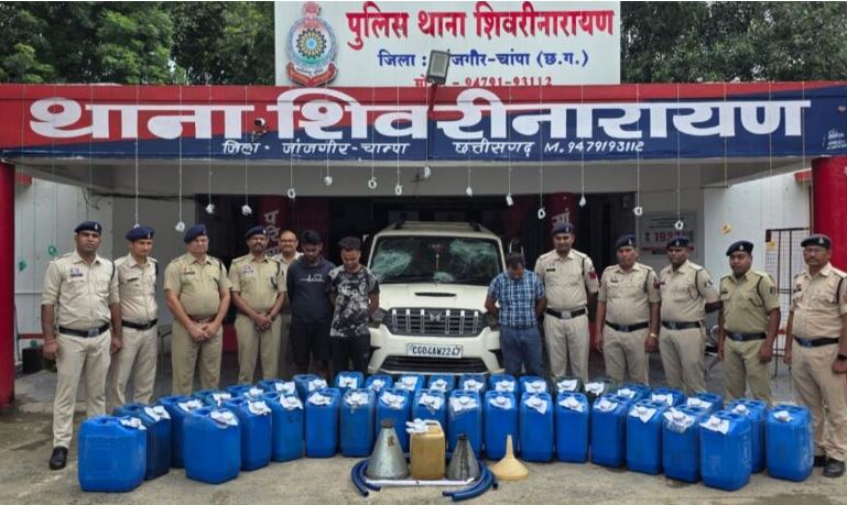 पुलिस ने फिल्मी अंदाज में डीजल चोर गिरोह को पकड़ा, 1280 लीटर डीजल व स्कॉर्पियो जब्त, 3 आरोपी गिरफ्तार