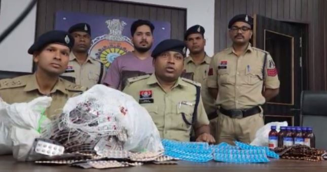 नशे के कारोबार पर बड़ी कार्यवाही, नशीली दवाई के साथ युवक अरेस्ट 