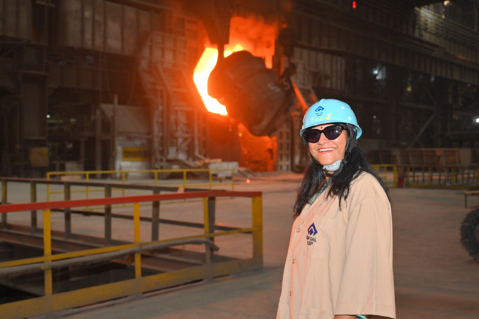 इस्पात मंत्रालय की डिप्टी डायरेक्टर ने किया भिलाई इस्पात संयंत्र का दौरा