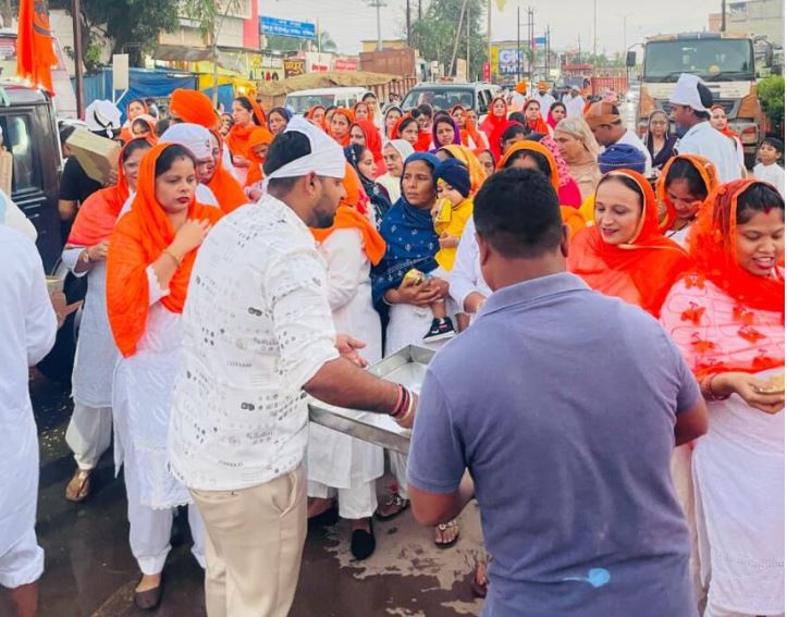 भानुप्रतापपुर में सिख समाज द्वारा भव्य नगर कीर्तन का आयोजन