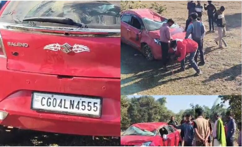 चलती कार के ड्राइवर को आयी झपकी, कार पलटी, चालक घायल&hellip;.