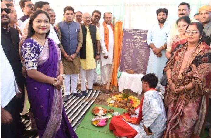 शासकीय महाविद्यालय पेंड्रावान (धमधा) में नए भवन के लिए 4 करोड़ 65 लाख रुपये का भूमिपूजन