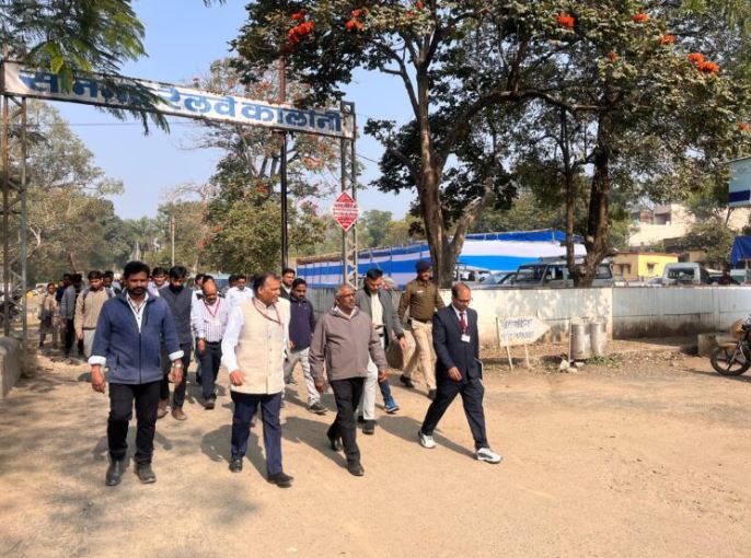 महाप्रबंधक द्वारा पेंड्रारोड स्टेशन एवं पेंड्रारोड&ndash;बिलासपुर रेलखंड का निरीक्षण