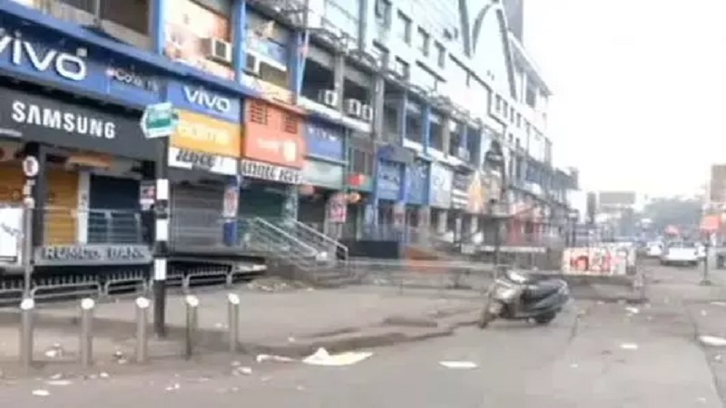 छत्तीसगढ़ बंद का रायपुर में दिखा व्यापक असर...  दुकानें-सब्जी मंडियां रहीं बंद