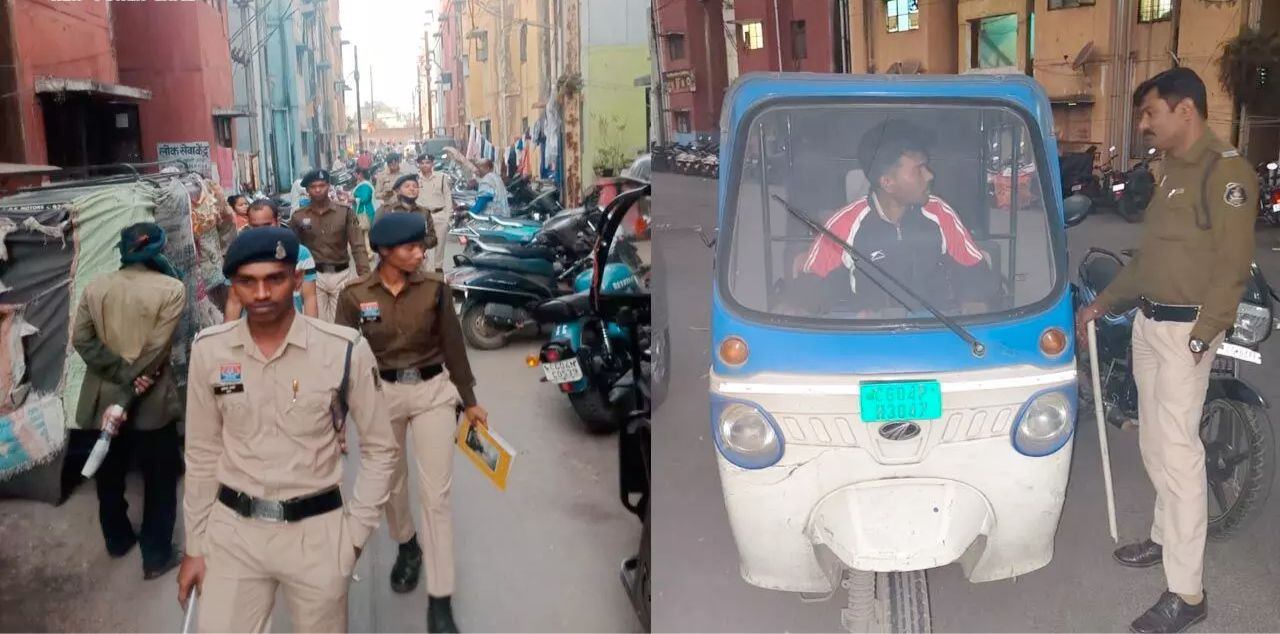 मरीन ड्राइव की BSUP कॉलोनी में सुबह साढ़े बजे पुलिस की दबिश... मचा हड़कंप