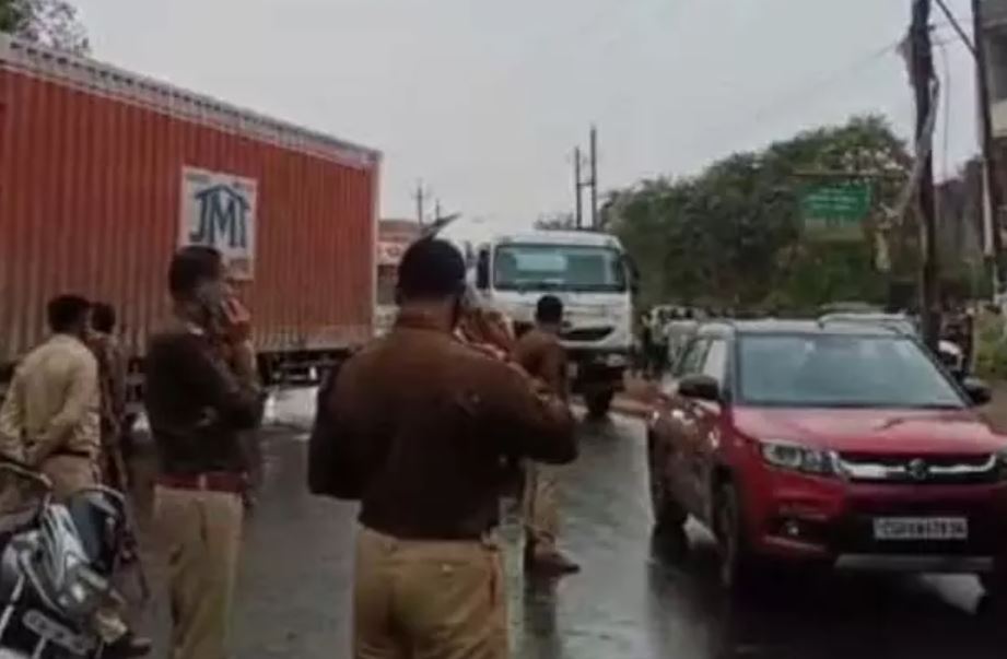 मंदिर हसौद के पास हुआ बड़ा हादसा