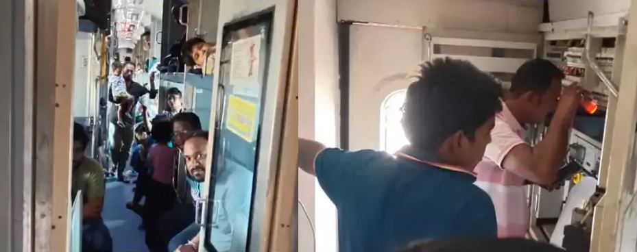 रायपुर से निकली ट्रेन में AC बंद होने से यात्रियों का हंगामा