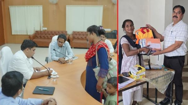 मासूम बेटी की पढ़ाई को लेकर परेशान थी मां, जनदर्शन में कलेक्टर ने बढ़ाया हाथ और लौट आई मुस्कान