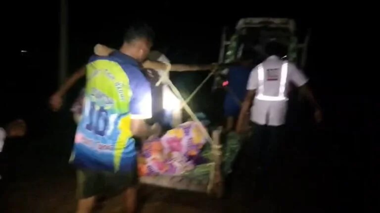 बीजापुर में सड़क नहीं, खाट पर 7 किमी ढोकर मरीज को पहुंचाया अस्पताल