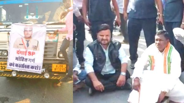 पुलिस कप्तान की बर्खास्तगी पर अड़े विधायक... अपनी ही सरकार के खिलाफ दिनभर दिया धरना