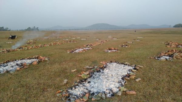 छत्तीसगढ़ में बढ़ी नक्सल गतिविधियां... लाखों के तेंदूपत्ता को जलाकर किया खाक... पर्चा छोड़, ठेकेदारों को मार भगाने की लिखी बात