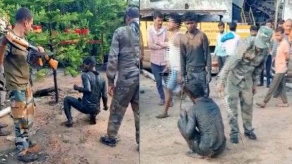 फौजी के भाई पर वर्दीवालों की निर्दयता... कोयला चोरी के आरोप में जमकर की पिटाई... दहशत में परिवार के लोग