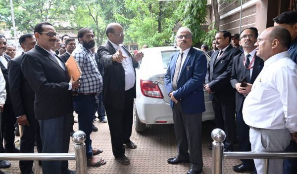 उच्च न्यायालय के मुख्य न्यायाधीश रमेश सिन्हा ने रायगढ़ और सक्ती न्यायालय का किया निरीक्षण