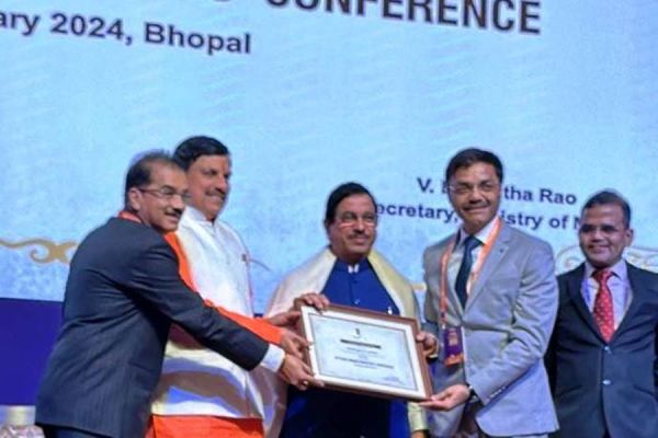 छत्तीसगढ़ को गैर कोयला मुख्य खनिज ब्लॉकों की नीलामी के लिए द्वितीय बेस्ट परफॉर्मेंस अवार्ड 