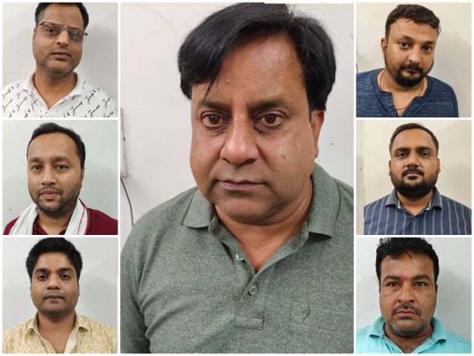 शहर के नामचीन होटल सजीं थी जुएं की फंड...  पहुंची पुलिस और सात व्यापारियों को दबोचा