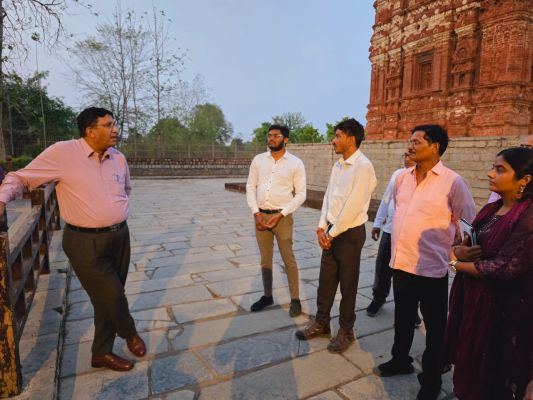 भारतीय पुरातत्व सर्वेक्षण के संयुक्त महानिदेशक ने यूनेस्को नामांकन प्रक्रिया में सहायता के लिए किया सिरपुर का दौरा