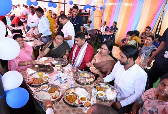 श्रमिकों के लिए तीसरे श्रम अन्न केंद्र का हुआ शुभारंभ 