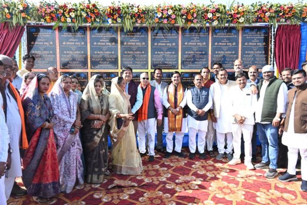 एनटीपीसी सीपत के 6.25 करोड़ के सीएसआर कार्यों का किया उद्घाटन और भूमिपूजन