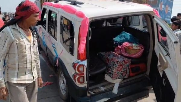 बारात से लौट रही दूल्हे की स्कॉर्पियो ट्रेलर से टकराई, मची चीख पुकार