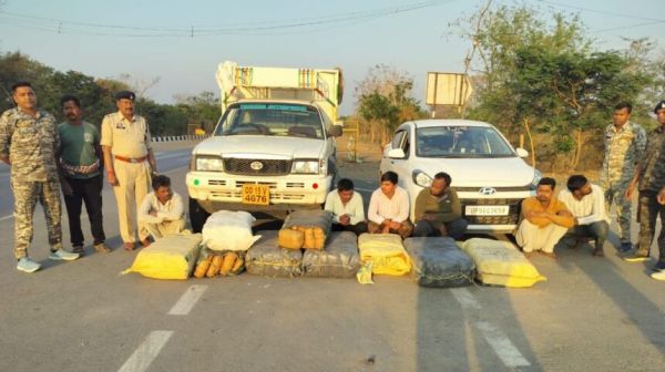 तरबूज की आड़ में चल रहा था ये कारोबार, करोड़ों के सामान के साथ 6 आरोपी गिरफ्तार