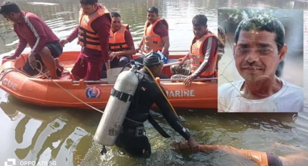 तालाब में डूबने से तैराक की मौत..... बीच तालाब दलदल में धंसी मिली लाश