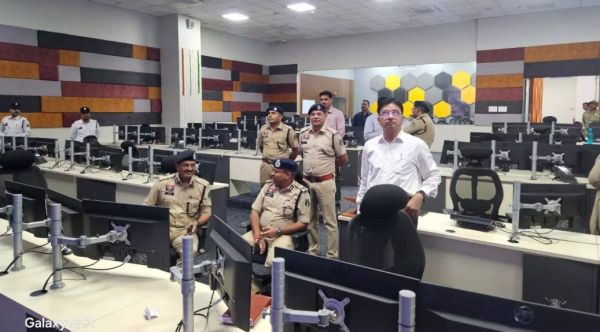 बिलासपुर में ट्रैफिक सिस्टम का निरीक्षण, 550 कैमरों से हो रही निगरानी