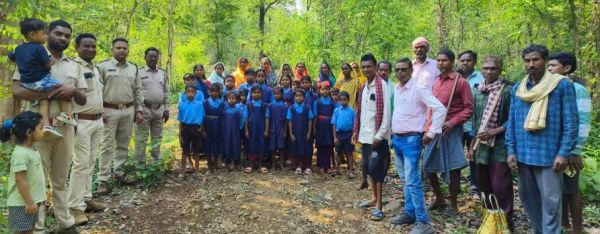युवान कार्यक्रम के अंतर्गत विद्यार्थियों ने सीखा जल एवं मृदा संरक्षण का महत्व
