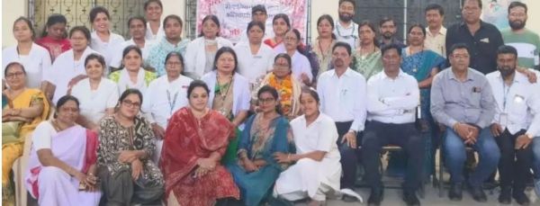 हजारों चेहरों पर मुस्कान लाने वाली नर्स रिटायर, भावुक हुए स्टाफ