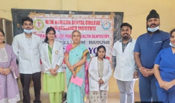 न्यू होराइजन डेंटल कॉलेज का महर्षि विद्या मंदिर &ndash; 1 में मेगा डेंटल स्क्रीनिंग कैंप, 867 स्टूडेंट्स और स्टाफ की हुई जांच