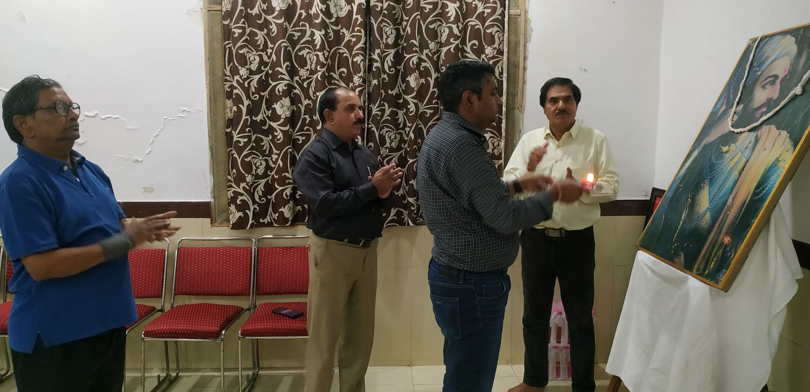  रामदास स्वामी की धोती से शिवाजी महाराज ने बनाया ध्वज, महाराष्ट्र मंडल में की गई छत्रपति महाराज की महाआरती