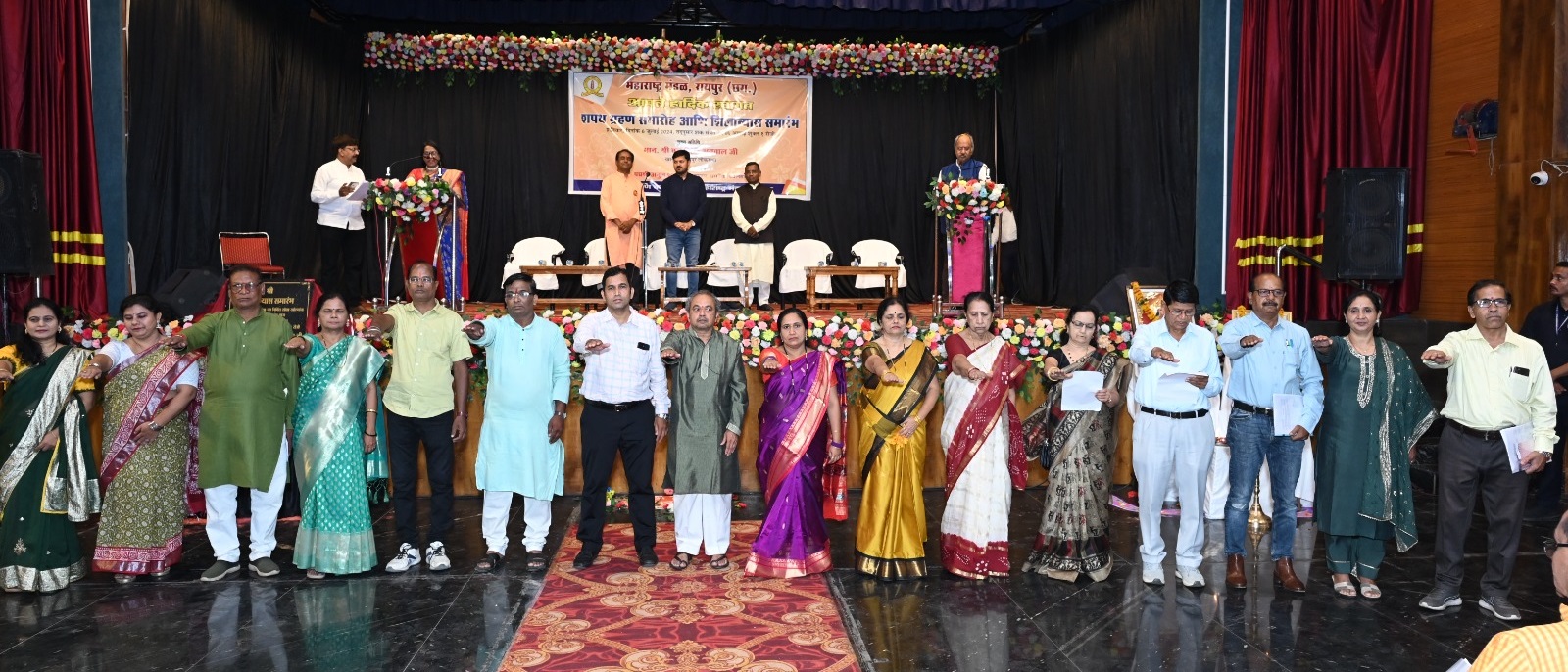 शपथ ग्रहण के साथ दैदिप्यमान हुई मंडल की 15 समितियां, ध्येय सिर्फ समाजसेवा