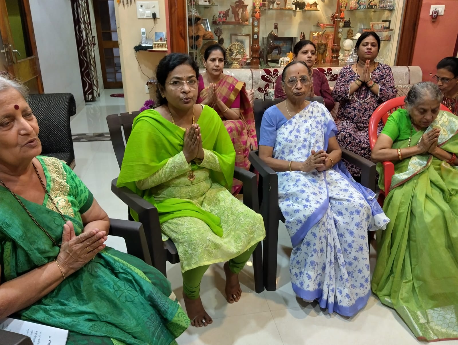 अथर्व शीर्ष पाठ के साथ रामरक्षा स्त्रोत और हनुमान चालीसा पाठ भी