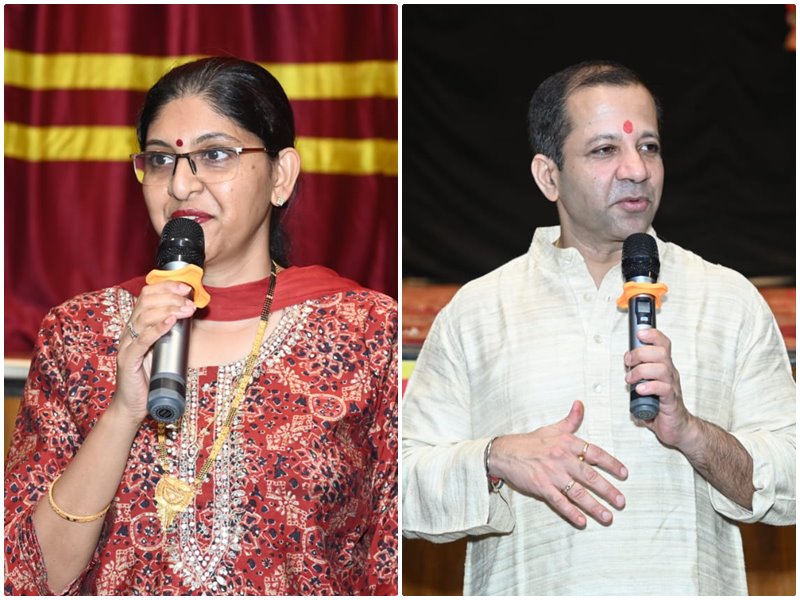 महाराष्ट्र मंडल भवन और कार्यक्रमों की प्रशंसा की आईएएस रीना कंगाले व सिद्धार्थ कोलम सिंह परदेशी ने 