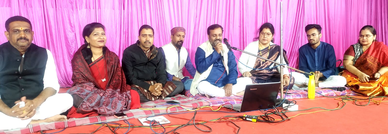  दत्तात्रेय मंदिर में महाराष्ट्र मंडल की प्रतिभाओं के गूंजे भक्ति गीत- भजन