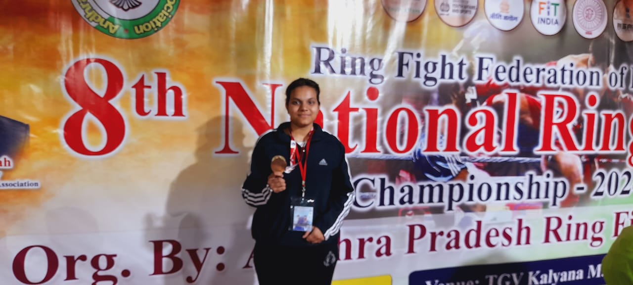नेशनल रिंग फाइट में वर्तिका ने जीता ब्रांज... छत्तीसगढ़ के खाते पहला मैडल