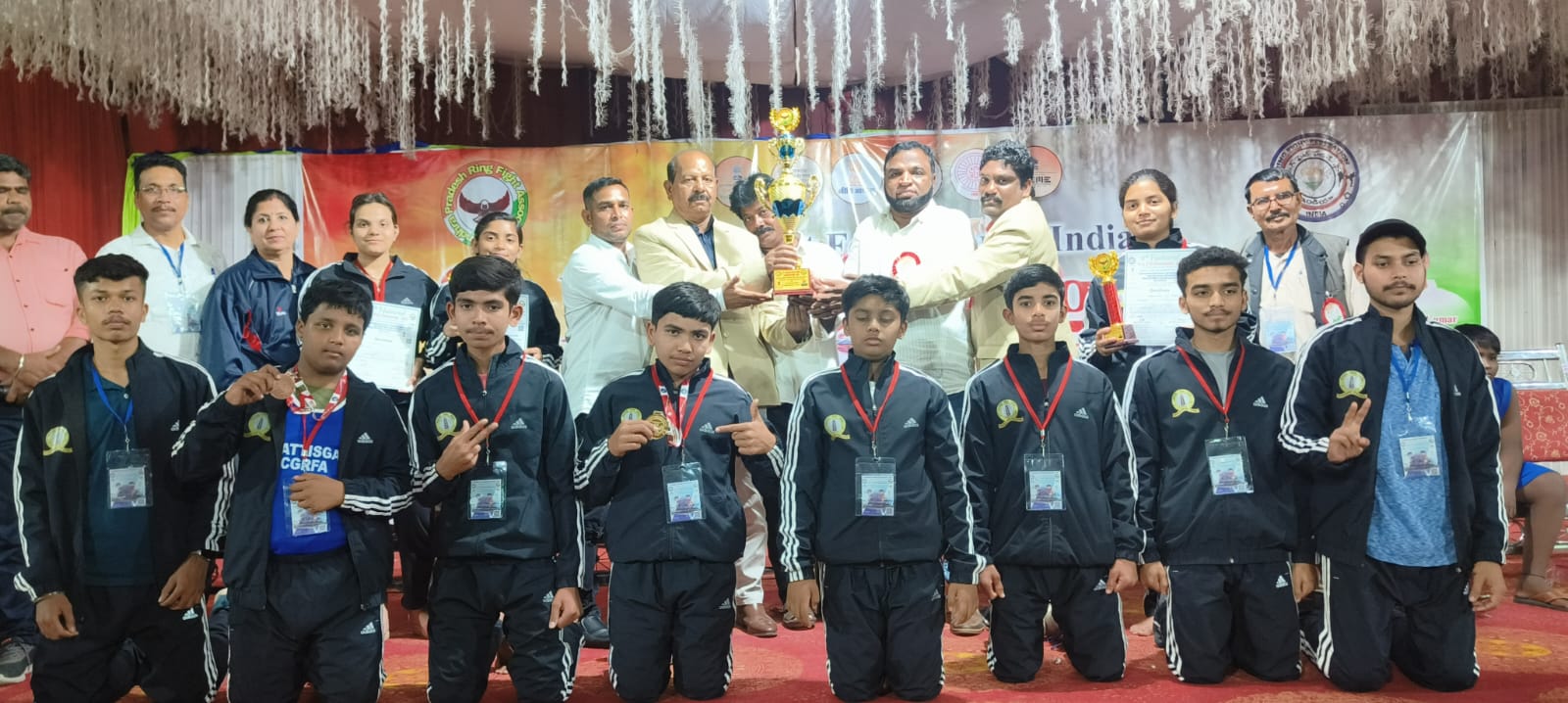  नेशनल रिंग फाइट चैंपियनशिप: छत्&zwj;तीसगढ़ को तीन स्&zwj;वर्ण के साथ 10 पदक